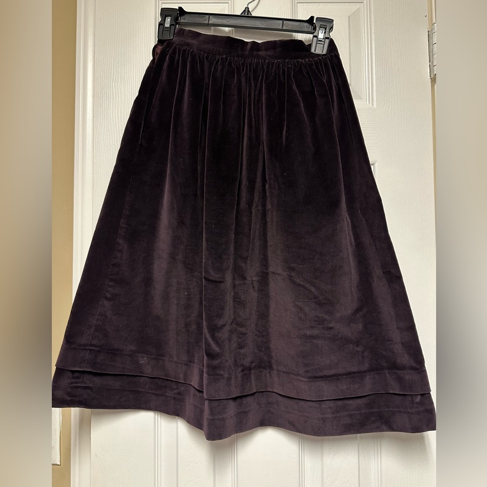 Vintage 70’s Velvet Skirt Intuitions by Maurice Antaya
